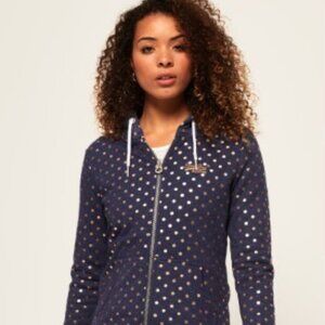 Superdry Orange Label All Over Print Zip Hoodie | 12